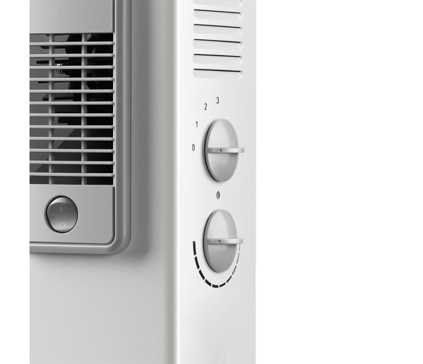 NOVEEN Grzejnik konwektorowy CH4100 Turbo fan WHITE - 1601575 - zdjęcie 5